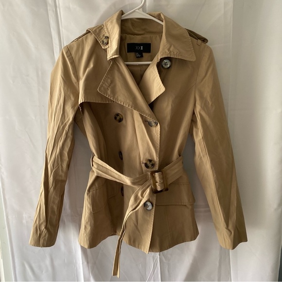 NWOT XXI Raincoat in tan. SZ S PETITE. - Picture 11 of 12